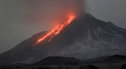 لحظة الانفجار المروع لبركان في المكسيك