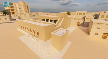مشروع محمد بن سلمان يجدد مسجد فيضة أثقب بحائل