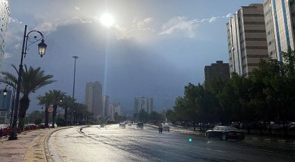 لقطات لأمطار مكة المكرمة اليوم