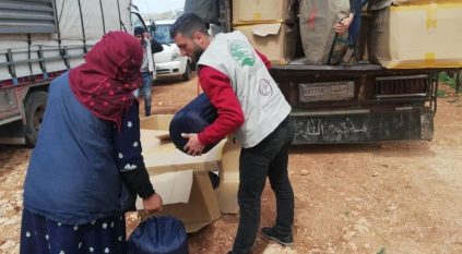 السعودية تواصل توزيع المواد الإغاثية لمتضرري زلزال سوريا