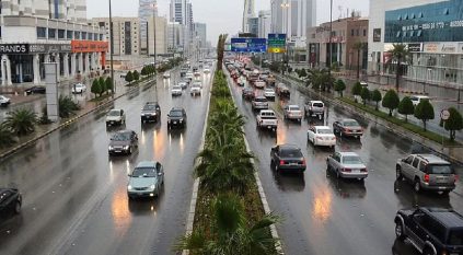 استمرار الحالة الممطرة الـ 16 بعدة مناطق خلال 24 ساعة