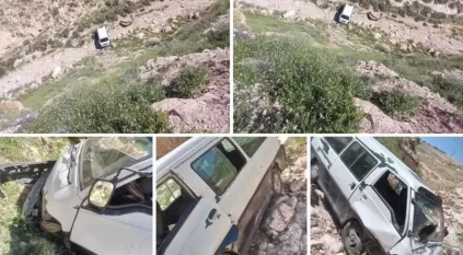 أردني يلقي مركبته من أعلى الجبل بسبب كيلو ليمون