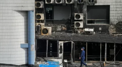 مشاهد مروعة لأسوأ حادث حريق في مستشفيات بكين