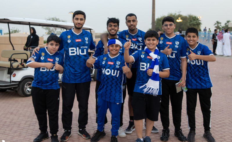 جماهير الهلال- ملعب الملك فهد - 2