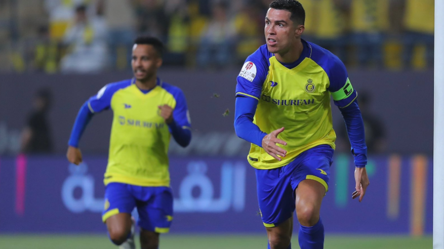 النصر ينهي الشوط الأول متفوقًا بهدف كريستيانو رونالدو