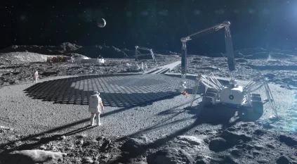 شركة أمريكية تستعد للبناء على سطح القمر 