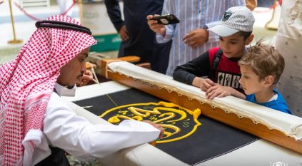 معرض الكعبة المشرفة وكسوتها لأول مرة في المسجد النبوي