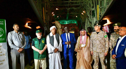 الطائرة الإغاثية الثانية ضمن الجسر الجوي السعودي تصل السودان