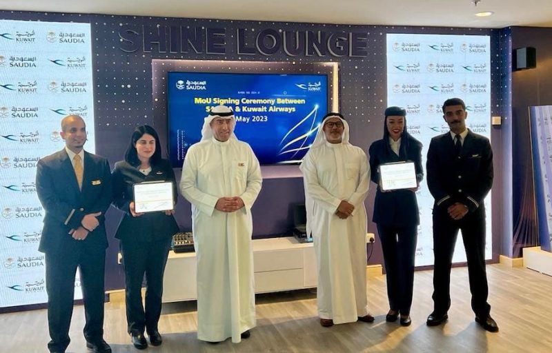 الخطوط الجوية السعودية والكويتية توقعان اتفاقية الرمز المشترك