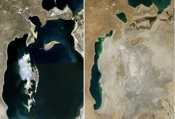 انحسار المياه في أكثر من نصف بحيرات العالم وسدوده