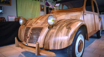سيارة خشبية بـ 200 ألف يورو