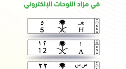 طرح لوحات مميزة وفئات جديدة في المزاد الإلكتروني غدًا