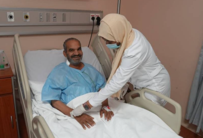 إنقاذ حاج إيراني تعرض لجلطة قلبية حادة