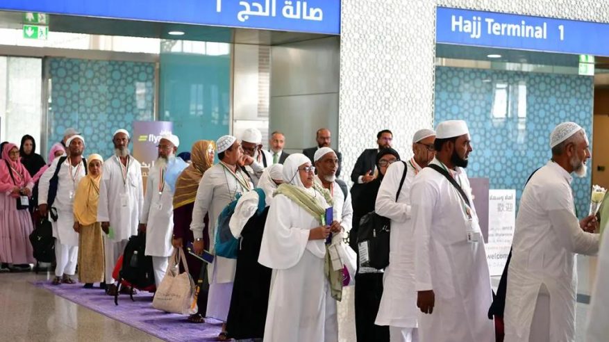 وصول أكثر من 744 ألف حاج إلى المدينة المنورة حتى أمس