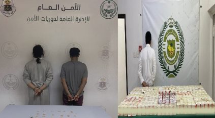ضبط 3 مواطنين لترويجهم المخدرات في الرياض وعسير