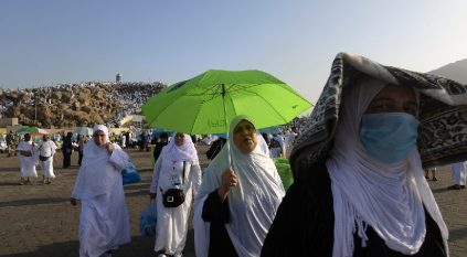 1721 إصابة بالإجهاد الحراري بين الحجاج منذ بداية اليوم