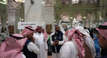 خدمة أكثر من 160 ألف حاج عبر التطويف المركزي