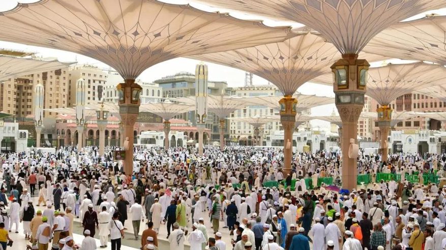 وصول أكثر من 661 ألف حاج إلى المدينة المنورة حتى اليوم