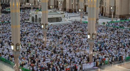 أكثر من 4 ملايين مصل وزائر خلال أسبوع بالمسجد النبوي