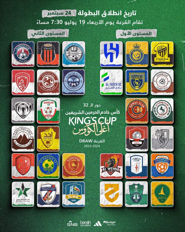 قرعة كأس خادم الحرمين الشريفين