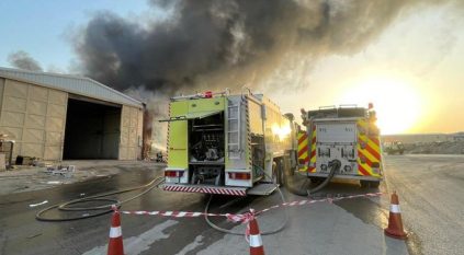 حريق يلتهم ورشة نجارة في الرياض