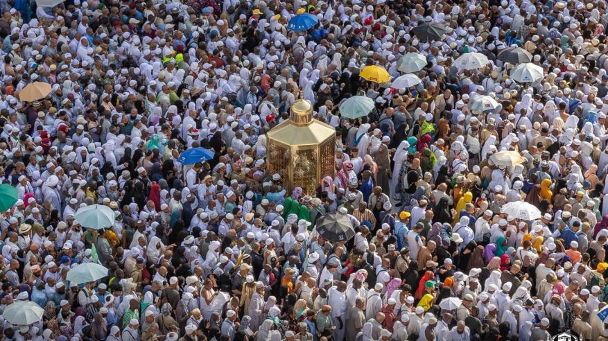 لقطات لطواف الوداع بتقنية التصوير السريع