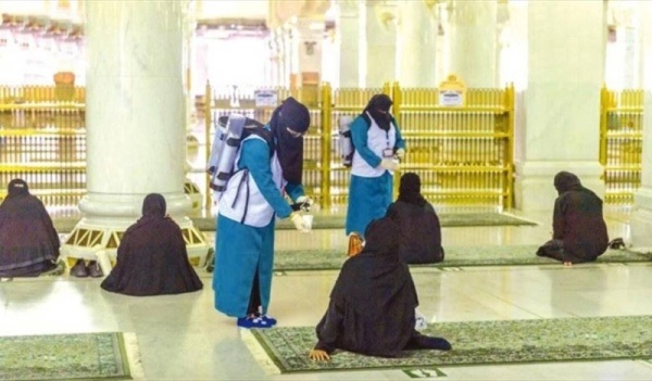 خدمات وتسهيلات بمصليات ذوات الإعاقة وكبيرات السن بالحرمين