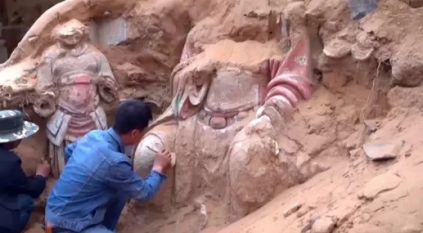 اكتشاف 22 مقبرة بالصين عمرها 1600 عام