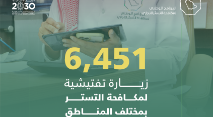 6.451 زيارة تفتيشية لمكافحة التستر التجاري خلال شهر