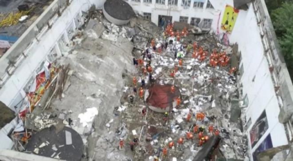 انهيار سقف يقتل تلميذات صينيات خلال تمرين رياضي