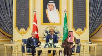 بيان سعودي تركي في ختام زيارة أردوغان لـ السعودية