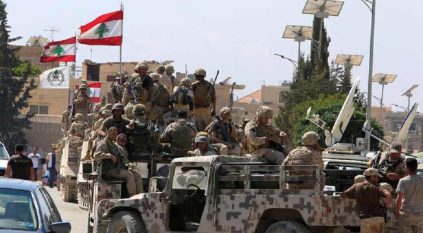 الجيش اللبناني يعتدي على مراسل الحدث أثناء البث المباشر