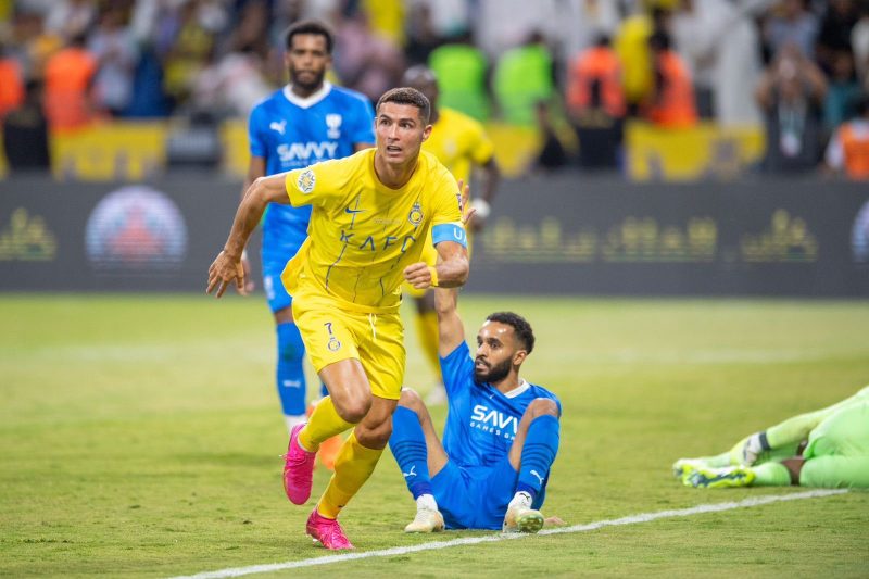 رونالدو النصر والهلال نهائي كأس الملك - سلمان للأندية