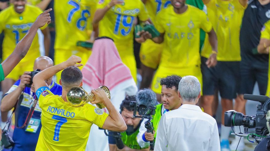 لقطات من تتويج النصر بـ كأس الملك سلمان للأندية