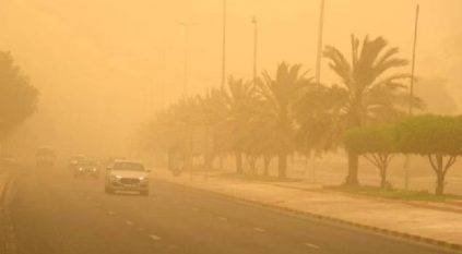 أتربة وعواصف ترابية على جازان وعسير للمساء