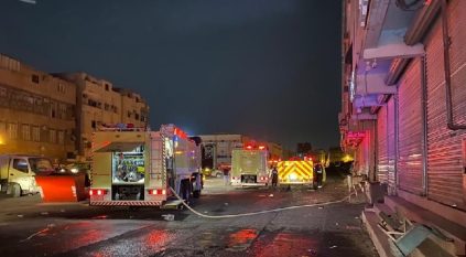 مدني المدينة المنورة يخمد حريقًا بحي الزاهدية