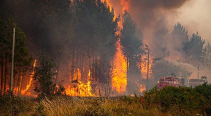 إجلاء الآلاف من إسبانيا بسبب حرائق الغابات