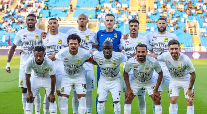 الاتحاد يضع رمز مدينة ليفربول على المدرجات