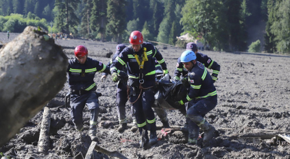 حصيلة ضحايا الانهيار الأرضي في جورجيا ترتفع لـ 26 قتيلًا
