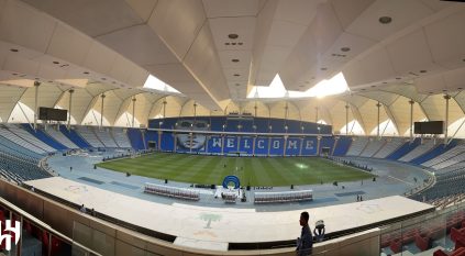 تيفو جماهير الهلال للترحيب بـ نيمار