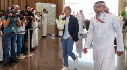 روبرتو مانشيني: فخور بقيادتي المنتخب السعودي