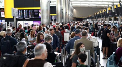 إلغاء عشرات الرحلات الجوية بجميع المطارات الإيطالية