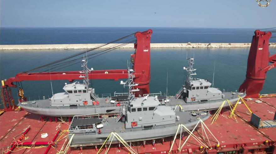 لبنان يتسلم 3 مركبات بحرية من أمريكا