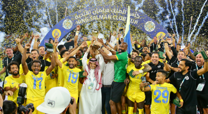 مسلي آل معمر يحقق أول بطولة منذ رئاسته لـ النصر