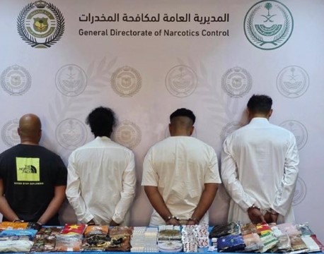 ضربات متلاحقة لمهربي ومروجي المخدرات في 4 مناطق