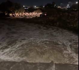 لقطات لقوة السيول في القنفذة اليوم