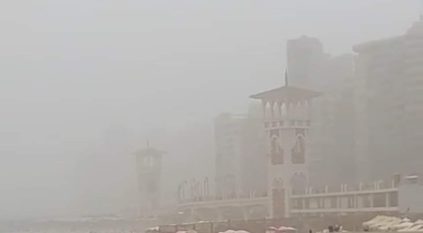إعصار دانيال يدخل مصر من بوابة الإسكندرية ومطروح