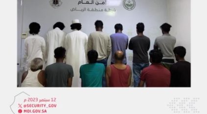 القبض على 13 شخصًا لارتكابهم حوادث سرقة في الرياض