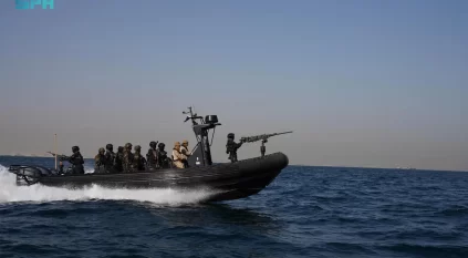 القوات البحرية السعودية والباكستانية تختتم مناورات تمرين نسيم البحر