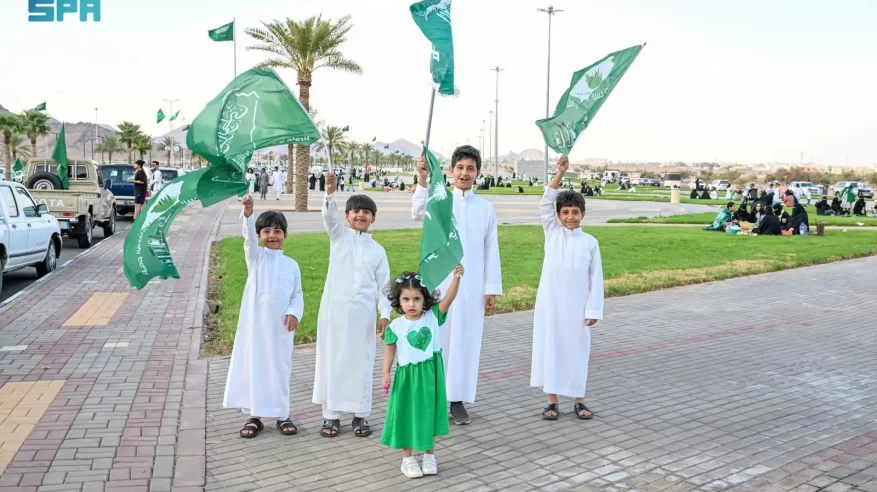 رسائل حب ووفاء من أهالي حائل في احتفالات اليوم الوطني 2023